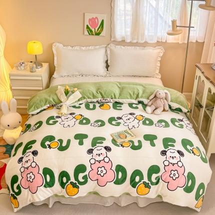 91家纺网 家纺一手货源 找家纺 （总）眠博士 2023新款系列9印花简单款三件套