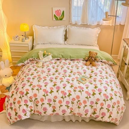 91家纺网 家纺一手货源 找家纺 （总）眠博士 2023新款系列9印花简单款三件套