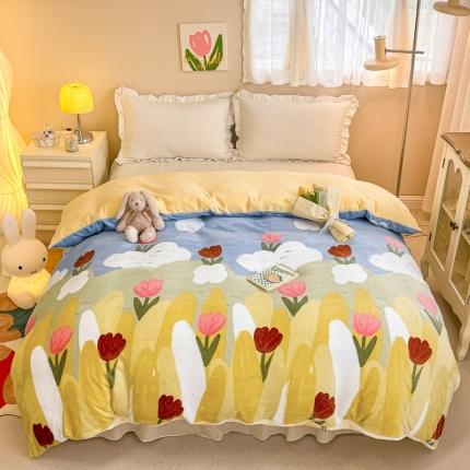 91家纺网 家纺一手货源 找家纺 （总）眠博士 2023新款系列9印花简单款三件套