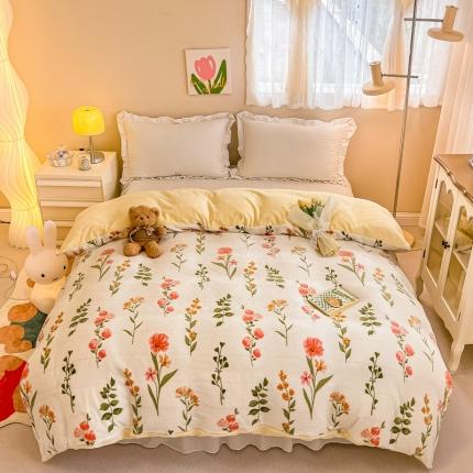 91家纺网 家纺一手货源 找家纺 （总）眠博士 2023新款系列9印花简单款三件套