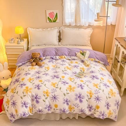 91家纺网 家纺一手货源 找家纺 （总）眠博士 2023新款系列9印花简单款三件套