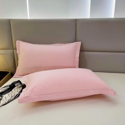 91家纺网 家纺一手货源 找家纺 名优 2024新款13376铂金新疆长绒棉系列-单枕套 北欧粉