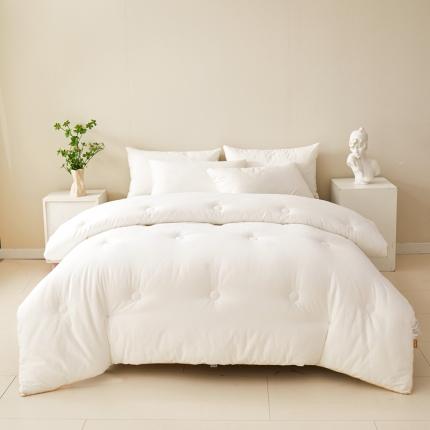 91家纺网 家纺一手货源 找家纺 总德芙A类全棉提花小方格不染系列被子20%大豆纤维冬被春秋被被芯