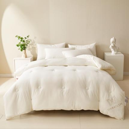 （总）德芙 2023新款暖绒小提花冬被春秋被被子被芯保暖透气爆款