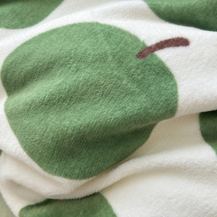 91家纺网 家纺一手货源 找家纺 柚子 2023新款牛奶绒四件套-小众混搭系列 果实