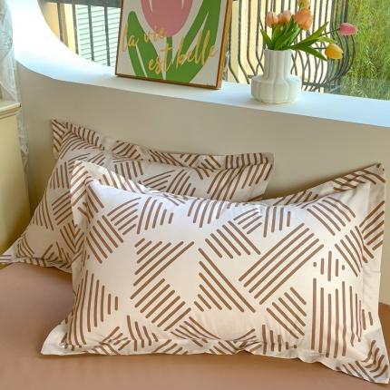 91家纺网 家纺一手货源 找家纺 （总）金鑫汇 2023新款喷气全棉枕套一对