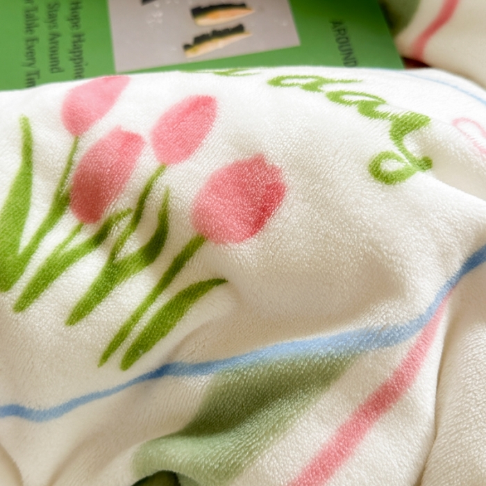 91家纺网 家纺一手货源 找家纺 柚子 2023新款牛奶绒四件套-时尚系列 好心情