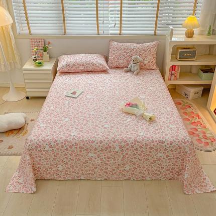 91家纺网 家纺一手货源 找家纺 （总）麦伦 2023新款全棉单品A版单床单床笠-单床单