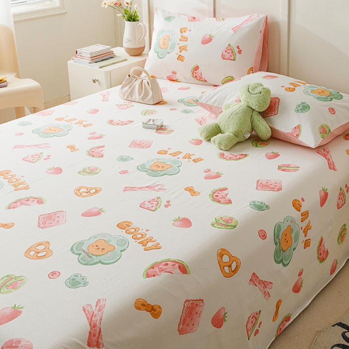 91家纺网 家纺一手货源 找家纺 （总）麦伦 2023新款全棉单品A版单床单床笠-单床单