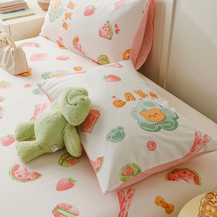 91家纺网 家纺一手货源 找家纺 （总）麦伦 2023新款全棉单品A版单床单床笠-单床单