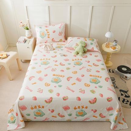 麦伦 2023新款全棉单品A版单床单床笠-单床单 单品床单-草莓果干