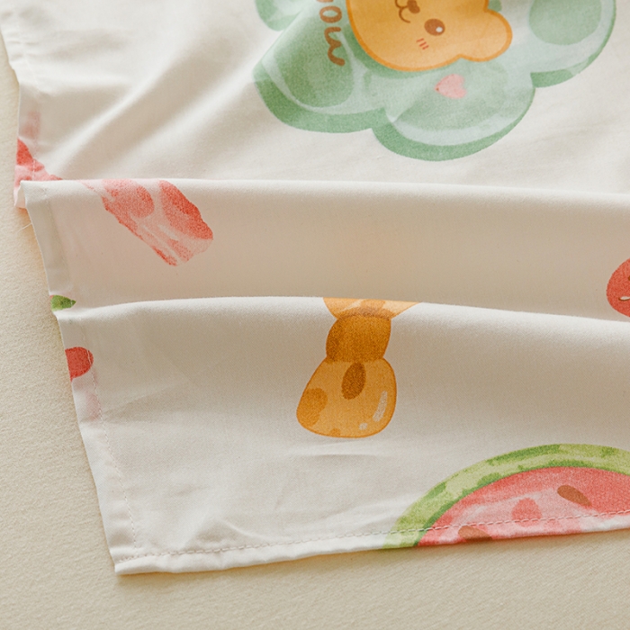 91家纺网 家纺一手货源 找家纺 麦伦 2023新款全棉单品A版单床单床笠-单床单 单品床单-草莓果干