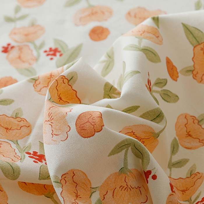 91家纺网 家纺一手货源 找家纺 麦伦 2023新款全棉单品A版单床单床笠-单床单 单品床单-花千朵