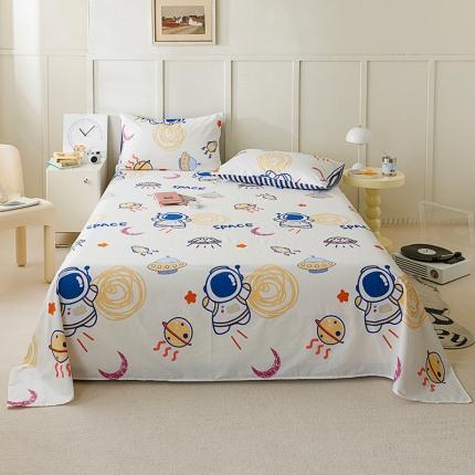 麦伦 2023新款全棉单品A版单床单床笠-单床单 单品床单-太空宇航员
