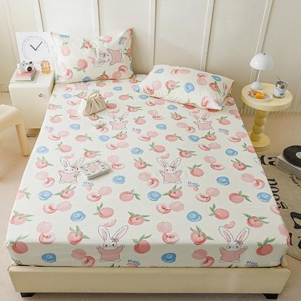 91家纺网 家纺一手货源 找家纺 （总）麦伦 2023新款全棉单品A版单床单床笠-单床笠