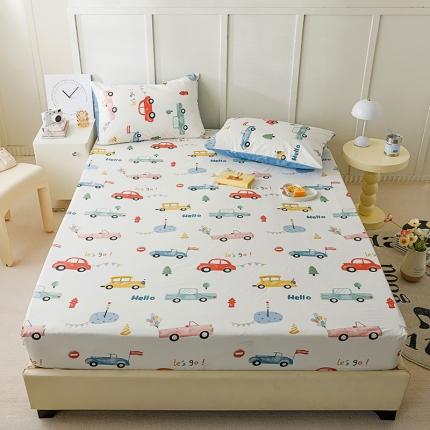 91家纺网 家纺一手货源 找家纺 （总）麦伦 2023新款全棉单品A版单床单床笠-单床笠