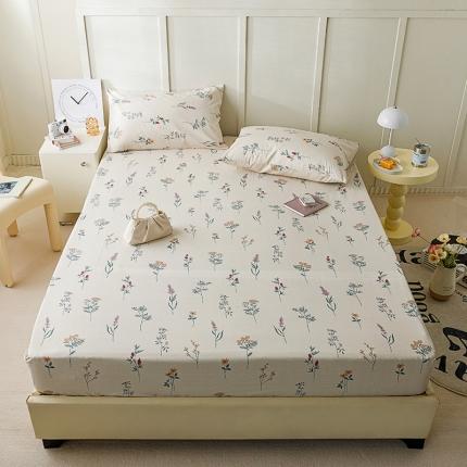 91家纺网 家纺一手货源 找家纺 （总）麦伦 2023新款全棉单品A版单床单床笠-单床笠