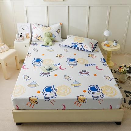 91家纺网 家纺一手货源 找家纺 （总）麦伦 2023新款全棉单品A版单床单床笠-单床笠