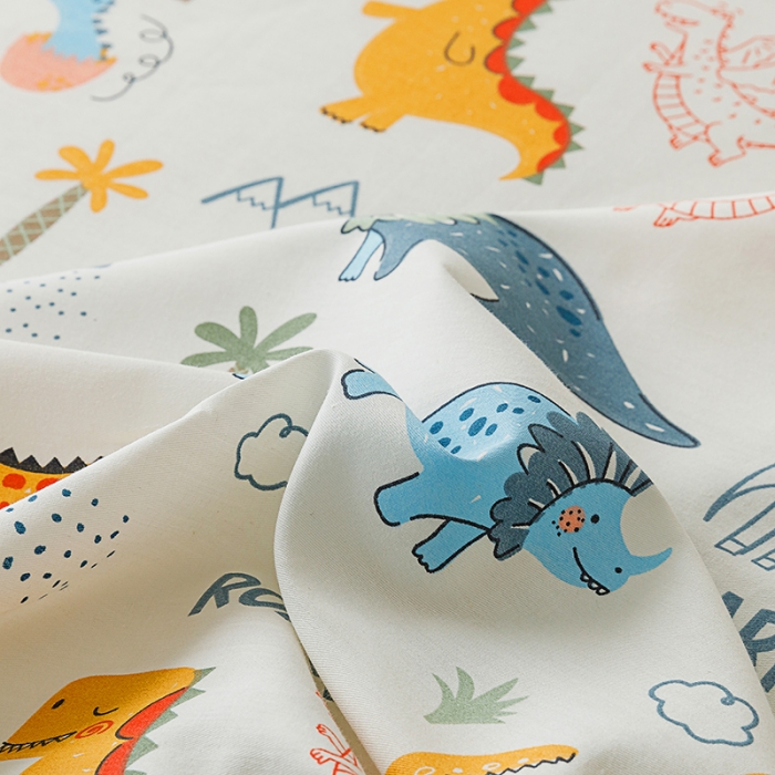 91家纺网 家纺一手货源 找家纺 麦伦 2023新款全棉单品A版单床单床笠-单床笠 单品床笠-恐龙幻想