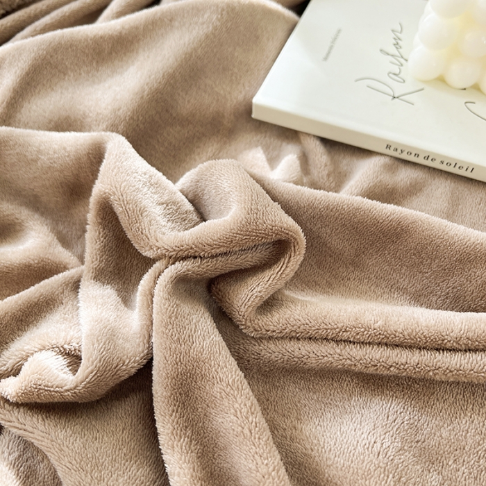 91家纺网 家纺一手货源 找家纺 857 2023新款牛奶绒床笠 咖色