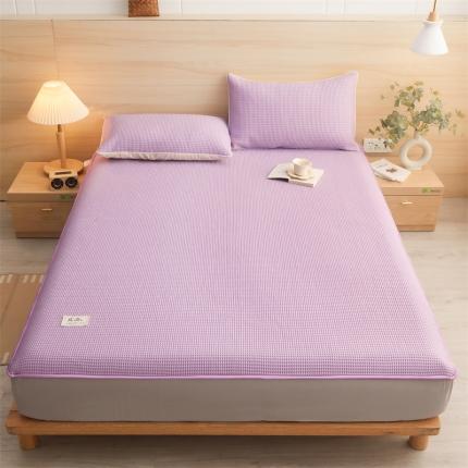 91家纺网 家纺一手货源 找家纺 （总）恒爱家纺 2023新款华夫格凉感床笠