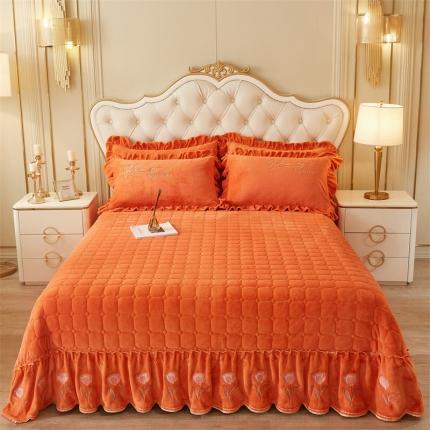 （总）恒爱 2023新款A类牛奶绒羽毛床盖三件套