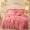 91家纺网 家纺一手货源 找家纺 恒爱 2023新款A类牛奶绒羽毛床盖四件套 羽毛-豆沙红