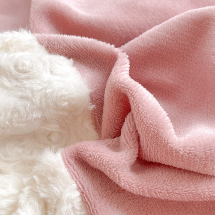 91家纺网 家纺一手货源 找家纺 （总）艾米家居 2023新款秋冬懒兔玫瑰绒牛奶绒四件套