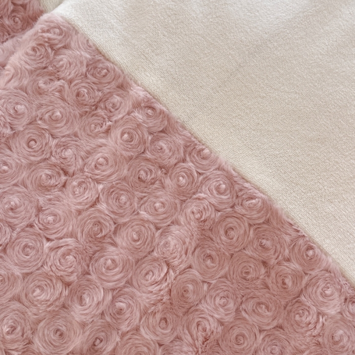 91家纺网 家纺一手货源 找家纺 艾米家居 2023新款秋冬懒兔玫瑰绒牛奶绒四件套 白色