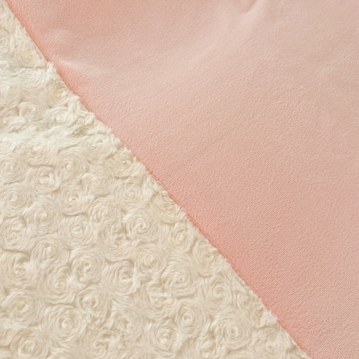 91家纺网 家纺一手货源 找家纺 艾米家居 2023新款秋冬懒兔玫瑰绒牛奶绒四件套 玉色