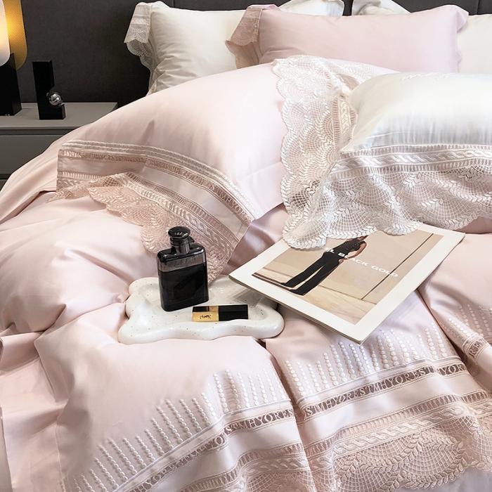 91家纺网 家纺一手货源 找家纺 黑白森林23款100支全棉四件套纯棉床上用品