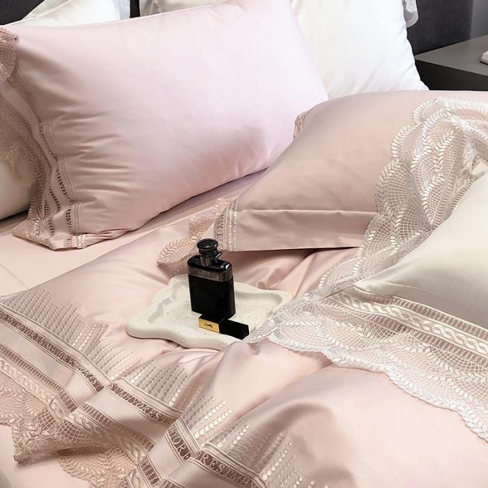 91家纺网 家纺一手货源 找家纺 黑白森林23款100支全棉四件套纯棉床上用品