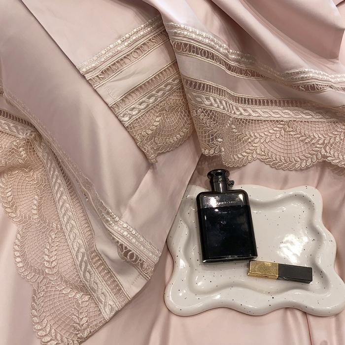 91家纺网 家纺一手货源 找家纺 黑白森林23款100支全棉四件套纯棉床上用品