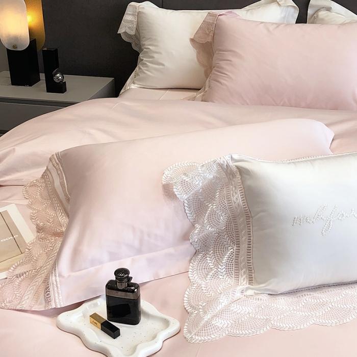 91家纺网 家纺一手货源 找家纺 黑白森林23款100支全棉四件套纯棉床上用品