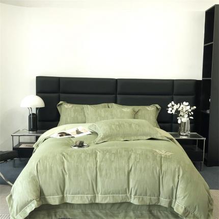 91家纺网 家纺一手货源 找家纺 （总）时亿 2023新款纯植物真丝绒四件套卡斯特