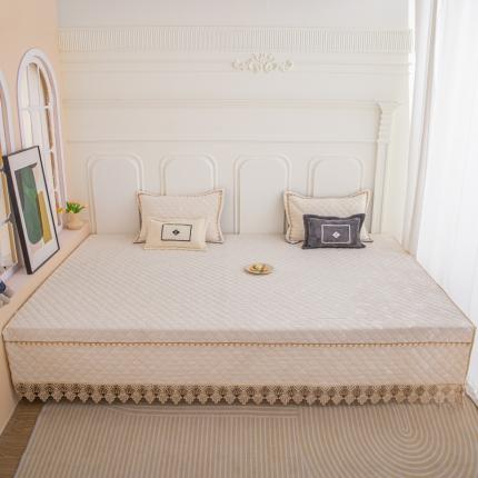 91家纺网 家纺一手货源 找家纺 （总）手艺人 2025新款牛奶绒炕盖榻榻米炕垫蘑菇水溶款K356-K365