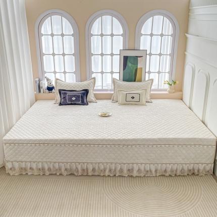 91家纺网 家纺一手货源 找家纺 （总）手艺人 2025新款牛奶绒炕盖榻榻米炕垫蘑菇蕾丝款K336-K355