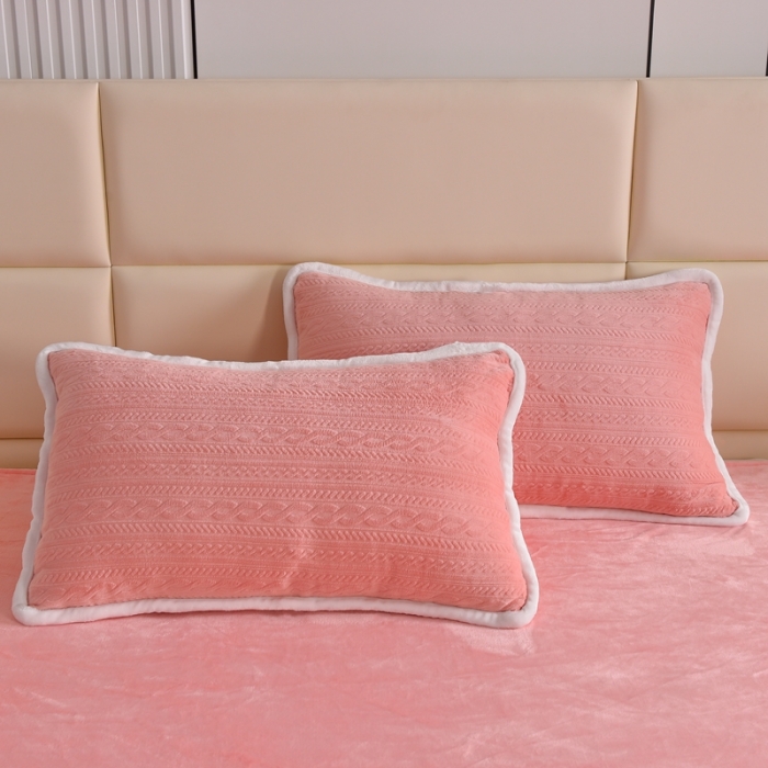 91家纺网 家纺一手货源 找家纺 （总）畅畅家纺 2023新款A类雕花绒牛奶绒四件套