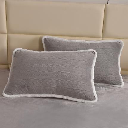 畅畅家纺 2023新款A类雕花绒牛奶绒四件套 安娜-灰