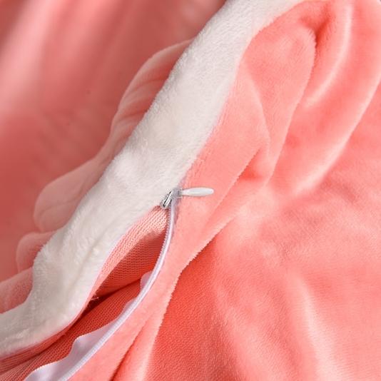 91家纺网 家纺一手货源 找家纺 畅畅家纺 2023新款A类雕花绒牛奶绒四件套 迪欧-粉