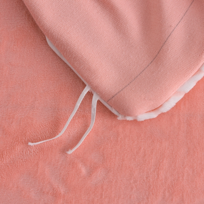 91家纺网 家纺一手货源 找家纺 畅畅家纺 2023新款A类雕花绒牛奶绒四件套 千鸟格-粉