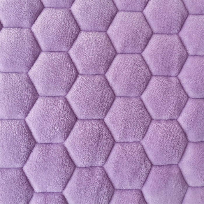 91家纺网 家纺一手货源 找家纺 梦舒羽 牛奶绒抗静电夹棉床笠床罩床单床盖床护垫套宿舍三件套 香芋紫