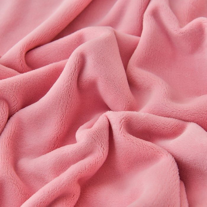 91家纺网 家纺一手货源 找家纺 畅畅家纺 2023高克重牛奶绒刺绣花四件套金貂法莱宝宝水晶雪花绒四件套 花海-粉+灰