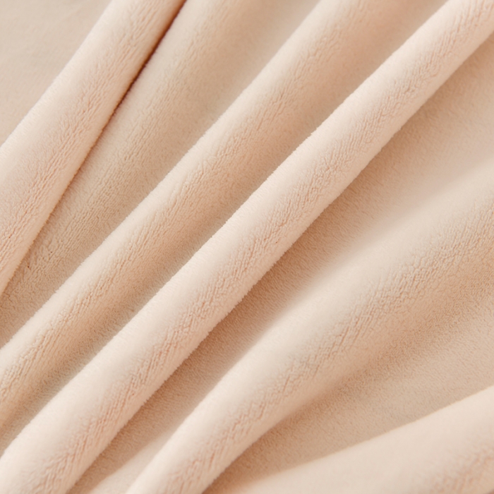 91家纺网 家纺一手货源 找家纺 畅畅家纺 2023高克重牛奶绒刺绣花四件套金貂法莱宝宝水晶雪花绒四件套 花海-奶白+粉