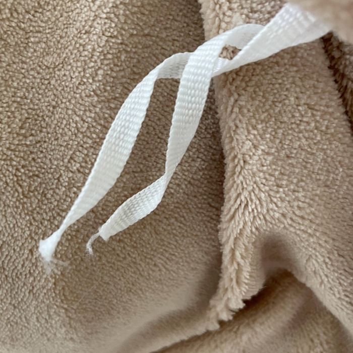 91家纺网 家纺一手货源 找家纺 畅畅家纺 2023新款兔毛绒兔兔绒懒兔绒立体剪花牛奶绒四件套 波浪-白+咖