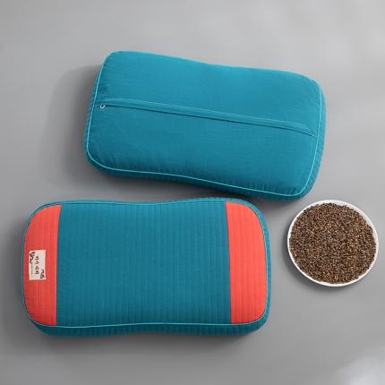 91家纺网 家纺一手货源 找家纺 （总）仁宇2023年新款全棉韩式砂洗面包枕头水洗棉全荞麦颈椎枕芯