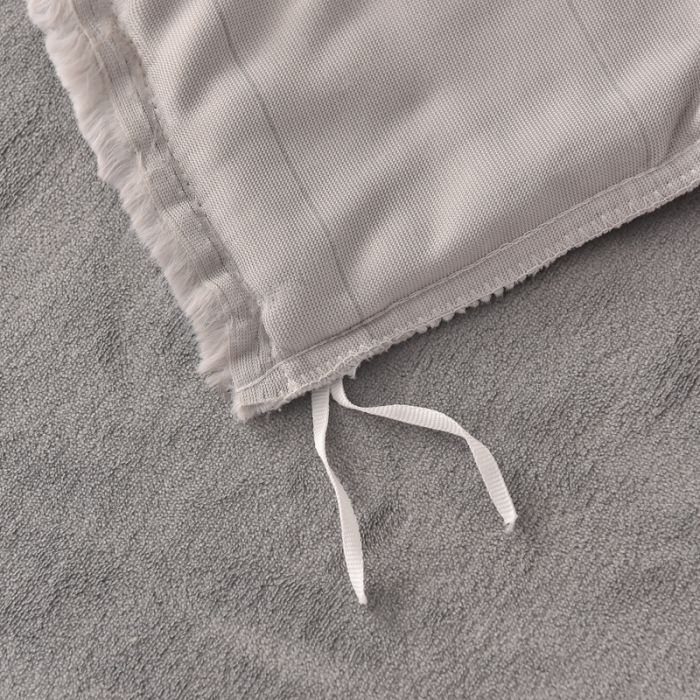 91家纺网 家纺一手货源 找家纺 畅畅家纺 2023新款兔毛绒兔兔绒懒兔绒立体剪花牛奶绒四件套 典雅灰