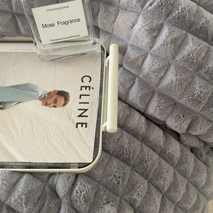 91家纺网 家纺一手货源 找家纺 畅畅家纺 2023新款兔毛绒兔兔绒懒兔绒立体剪花牛奶绒四件套 泡芙格-灰