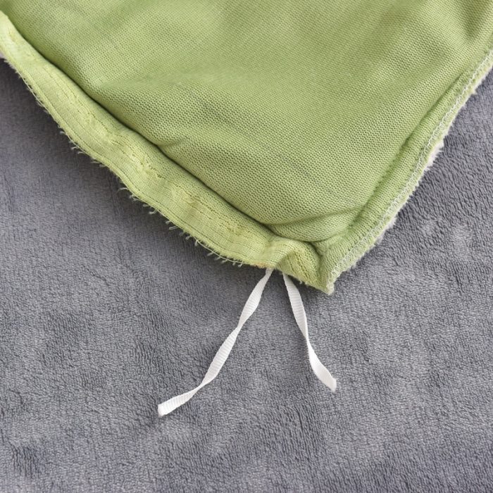 91家纺网 家纺一手货源 找家纺 畅畅 2024新款加厚韩版花卉牛奶绒刺绣花四件套婴儿兔毛绒繁花似锦 繁花似锦-草绿+灰