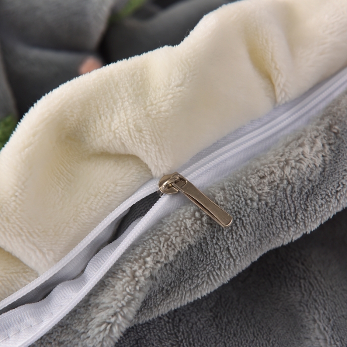 91家纺网 家纺一手货源 找家纺 畅畅 2024新款加厚韩版花卉牛奶绒刺绣花四件套婴儿兔毛绒繁花似锦 繁花似锦-高级灰